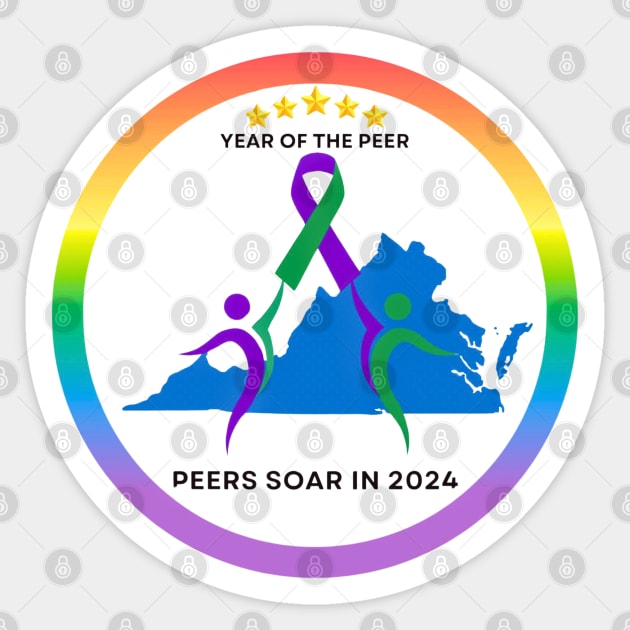 YOTP SOAR in 2024 Sticker by Virginia Year of the Peer 2023